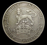 Edward VII 1905 Shilling - Fine