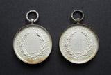 1906-1907 Set Of 3 x Silver Agricultural Medals -  Altrincham / Worsley