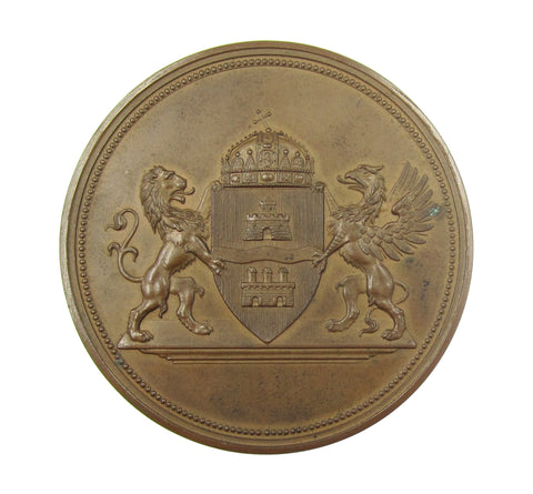 1906 Celtic vs Southampton Football Match In Hungary 60mm Medal