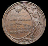 1906 Joseph Chamberlain 70th Birthday 39mm Medal - By Restall