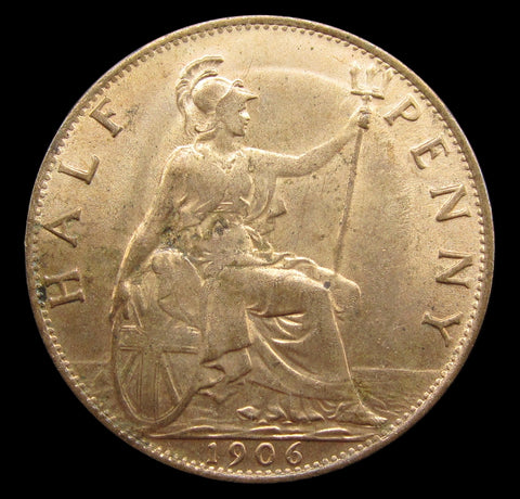 Edward VII 1906 Halfpenny - GEF