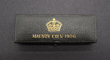 Edward VII 1906 Dated Hard Case For 4 Coin Maundy Set
