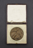 Italy 1906 Milan Exhibition British Commission 61mm Medal - Cased
