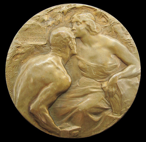 1906 Milan Exhibition 61mm Medal By The British Commission - EF