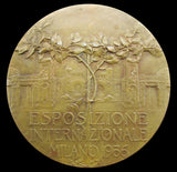 1906 Milan Exhibition 61mm Medal By The British Commission - EF