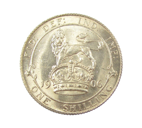 Edward VII 1906 Shilling - A/UNC