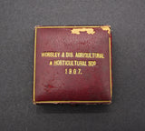 1906-1907 Set Of 3 x Silver Agricultural Medals -  Altrincham / Worsley