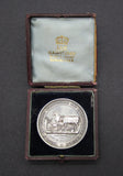 1906-1907 Set Of 3 x Silver Agricultural Medals -  Altrincham / Worsley