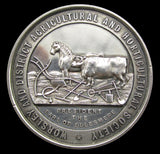 1906-1907 Set Of 3 x Silver Agricultural Medals -  Altrincham / Worsley