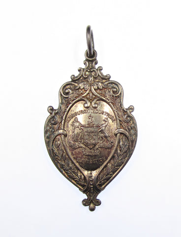 1907 Edinburgh Industrial Exhibition Silver Medal - By Fattorini