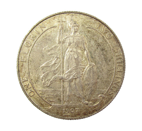 Edward VII 1907 Florin - GVF+