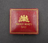 Edward VII 1907 Maundy Set - In Dated Case