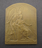 Argentina 1910 International Arts Exposition Bronze Plaquette - By Carcova
