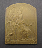 Argentina 1910 International Arts Exposition Bronze Plaquette - By Carcova