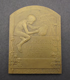 Argentina 1910 International Arts Exposition Bronze Plaquette - By Carcova