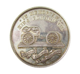 1910 Death Of Edward VII 38mm Silver Medal - By Fattorini