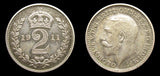 George V 1911 8 Coin Proof Set - Halfcrown to Maundy - FDC