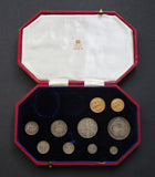 George V 1911 10 Coin Proof Set - Sovereign to Maundy - FDC
