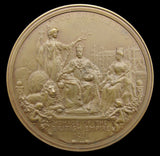 1911 Coronation Of George V 63mm Bronze Medal - By Bowcher
