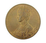 1911 George V Bronze Coronation 51mm Medal - Cased