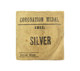 1911 George V Coronation 31mm Silver Medal - With Envelope