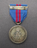 George V 1911 Coronation Full Sized Medal On Ribbon - Cased