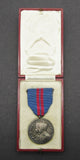 George V 1911 Coronation Full Sized Medal On Ribbon - Cased