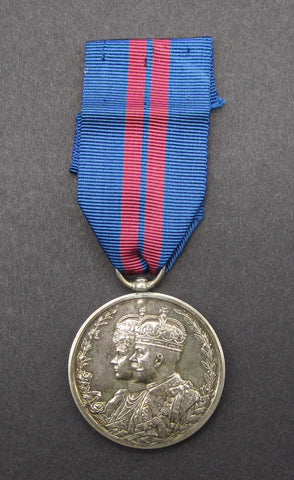 George V 1911 Delhi Durbar Full Sized Medal - On Ribbon