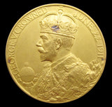 1911 George V Coronation 31mm Gold Medal - By Mackennal
