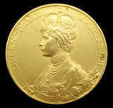 1911 George V Coronation 31mm Gold Medal - By Mackennal