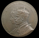 1911 George V Coronation 64mm Bronze Medal - By Halliday