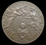 1911 George V Coronation 64mm Bronze Medal - By Halliday