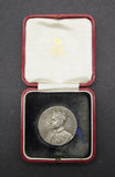 1911 Investiture Of Edward Prince Of Wales Silver Medal - Cased