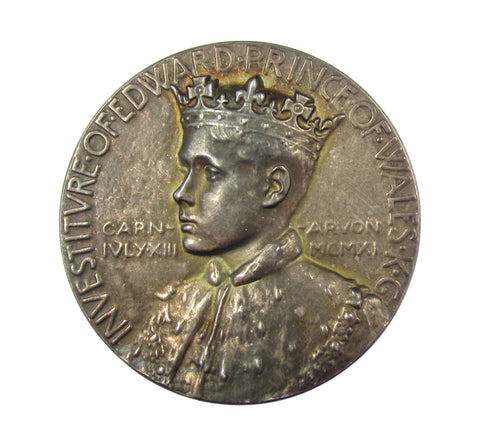 1911 Investiture Of Edward Prince Of Wales Silver Medal