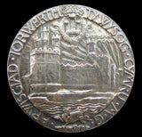 1911 Investiture Of Edward Prince Of Wales Silver Medal - Cased