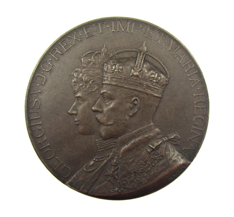1911 George V Coronation 39mm Medal - By Halliday