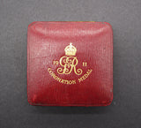 1911 George V Coronation 51mm Silver Medal - Cased