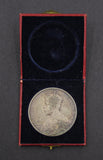 1911 George V Coronation 51mm Silver Medal - Cased