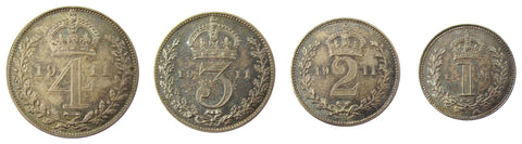 George V 1911 Proof Full Maundy Set