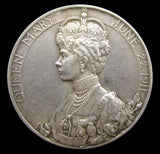 1911 George V Coronation 31mm Silver Medal - GVF
