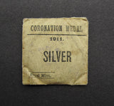 1911 George V Coronation 31mm Silver Medal - With Envelope
