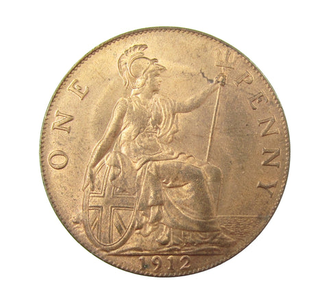 George V 1912 Penny - A/UNC