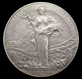 1912 Royal Agricultural Society Of England 55mm Silver Medal - By Pinches