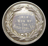 1913 Shotts Show Agricultural 39mm Silver Medal - By Ottley