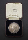 1914 The Shorthorn Society 51mm Cased Silver Medal - By Pinches
