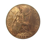 George V 1916 Halfpenny - GEF