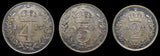 George V 1917 Partial Maundy Set - Cased