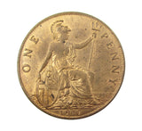 George V 1917 Penny - A/UNC