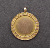 1919 Great War 9ct Gold Tribute Medal - Somme, Arras, Ypres