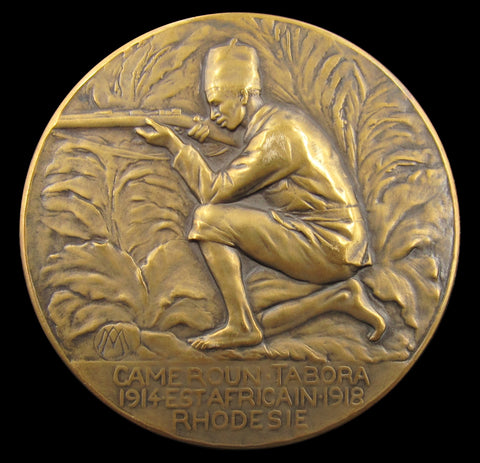 Belgium 1926 Colonial African Campaigns 70mm Medal
